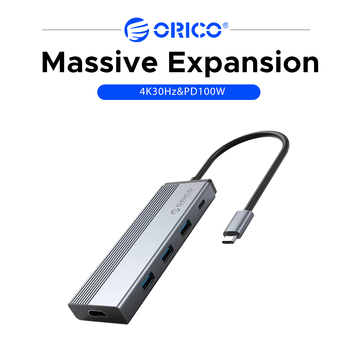 Laptop Accessories Hub - ORICO Hub USB C 5 en