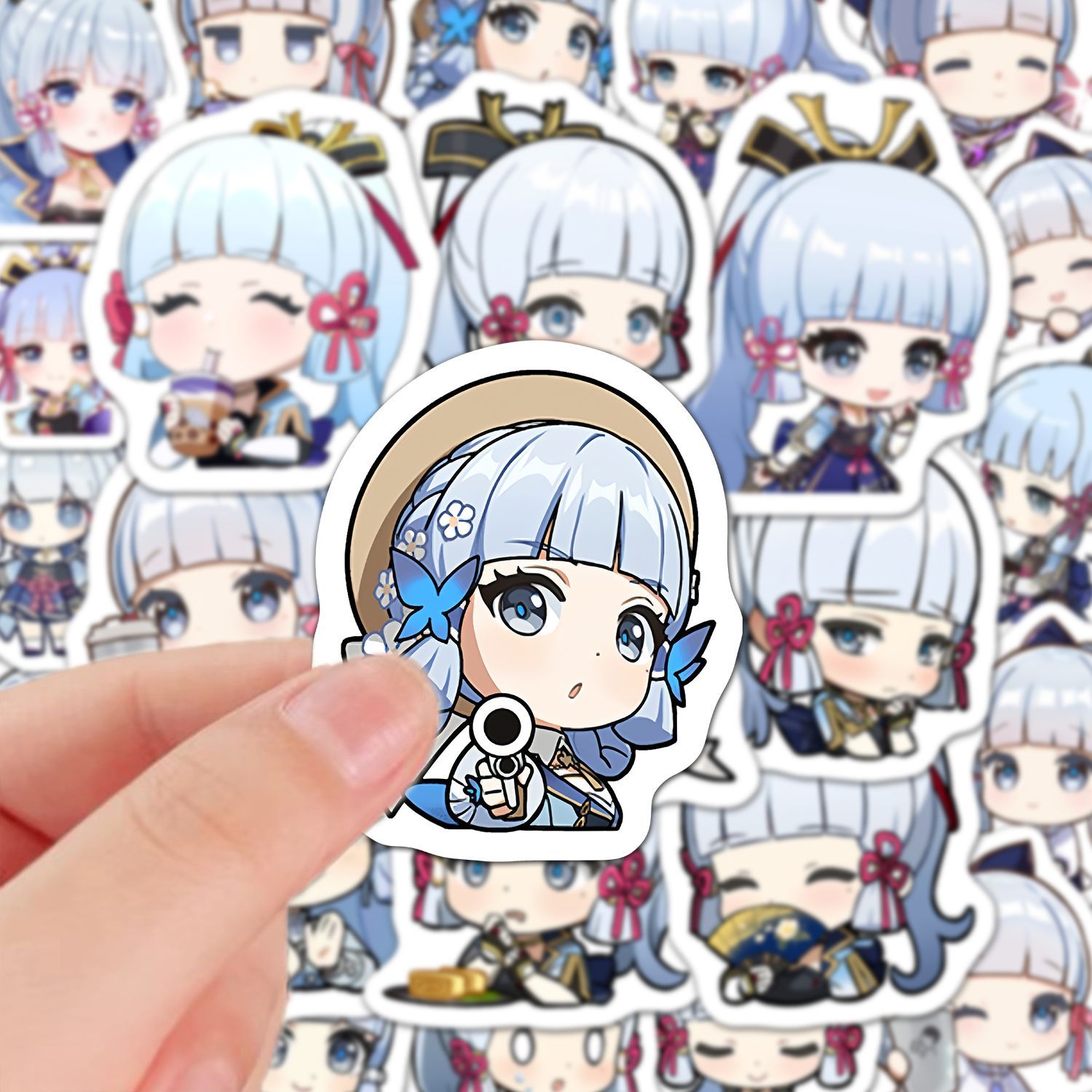 Laptop Accessories Decoration - Kamisato Ayaka - 60 Pegatinas de