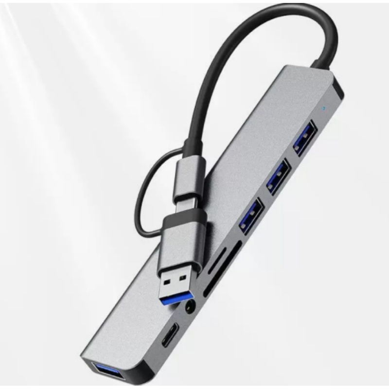 Laptop Accessories Hub - Hub USB Tipo-C 8 en 1