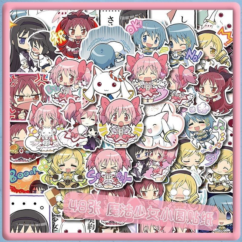 Laptop Accessories Decoration - 48 Pegatinas de Dibujos Animados de