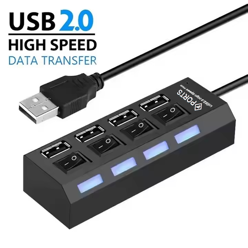 Laptop Accessories Hub - Extensor de Hub USB 2,0 de