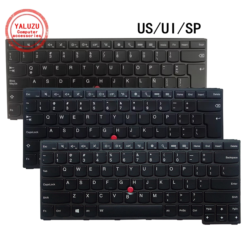 Yoga Laptop Accessories - Nuevo teclado para ordenador portátil US/UI/SP