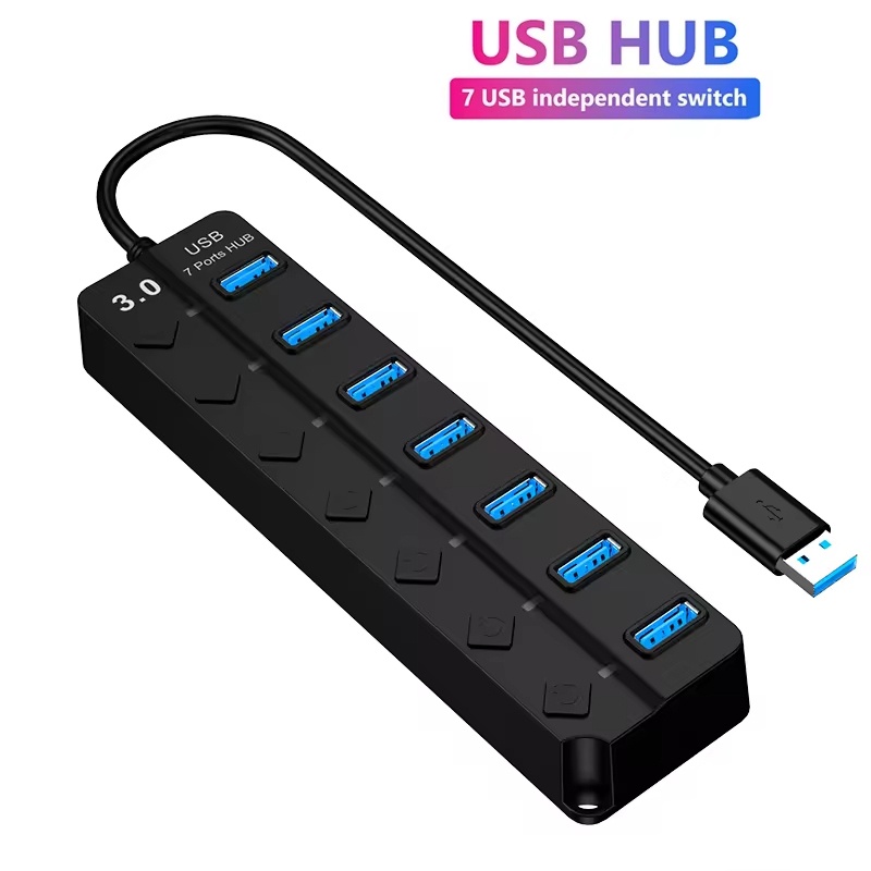 Laptop Accessories Hub - Adaptador de corriente USB 3,0, divisor