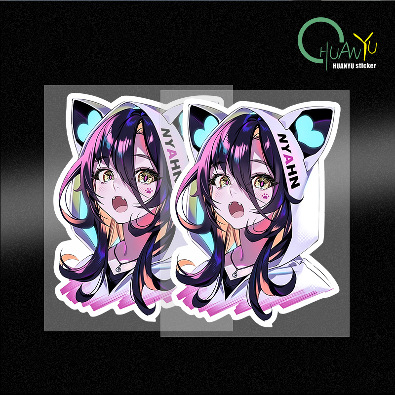 Laptop Accessories Girly - Pegatinas de pared con cabeza de