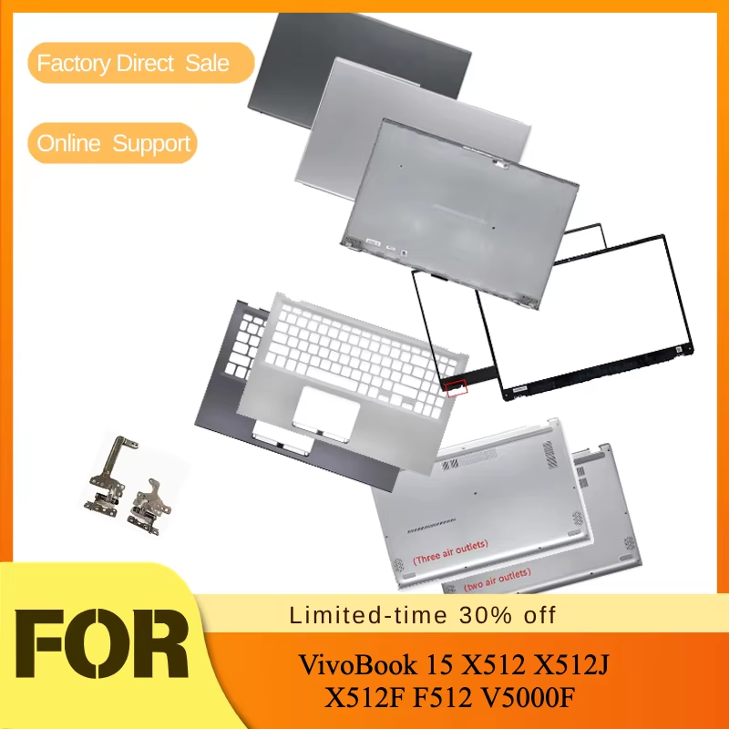 Laptop Accessories For Asus Vivobook - Reposamanos/accesorios inferiores/carcasa para portátil/cubierta trasera LCD/bisel