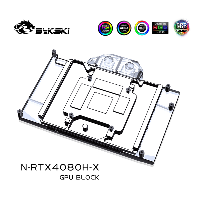 Nvidia Vga Rtx 4080 - Bloque de Refrigeración Líquida Bykski para