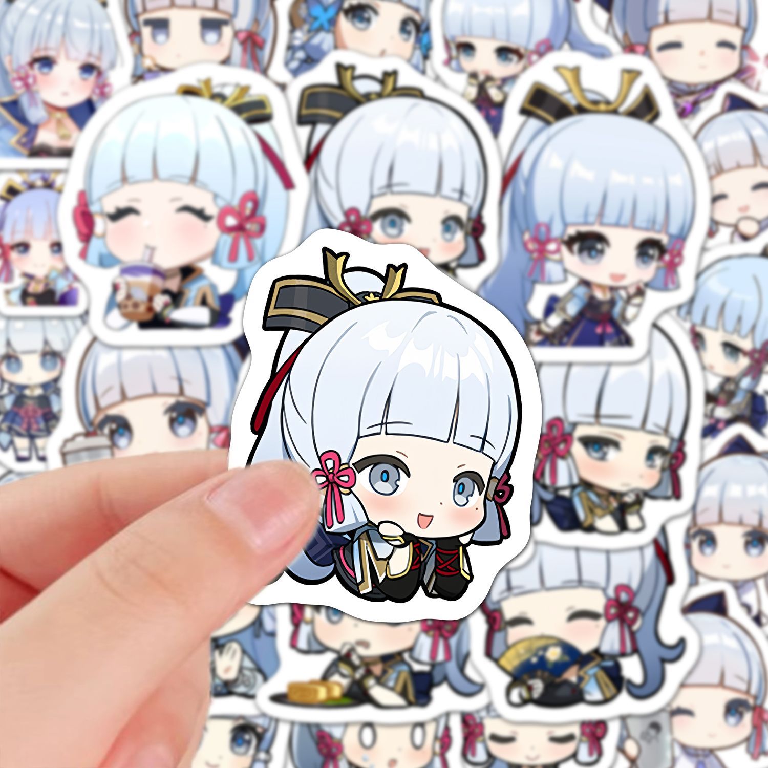 Kamisato Ayaka - 60 Pegatinas  - Laptop Accessories Decoration reseña y precio