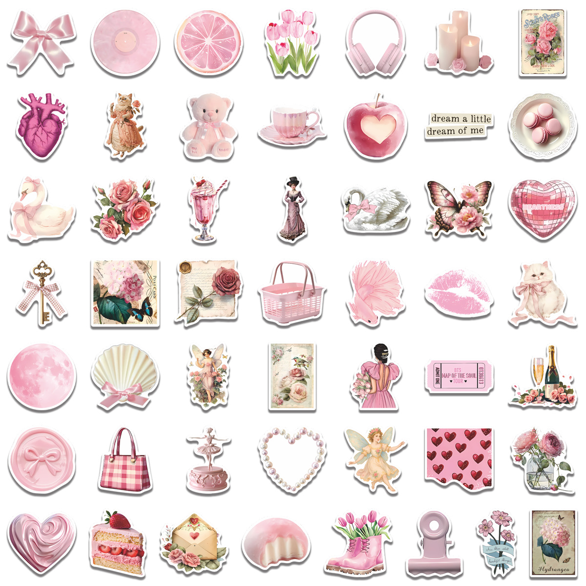 50/100 Uds. Lindas Pegatinas d - Laptop Accessories Girly reseña y precio
