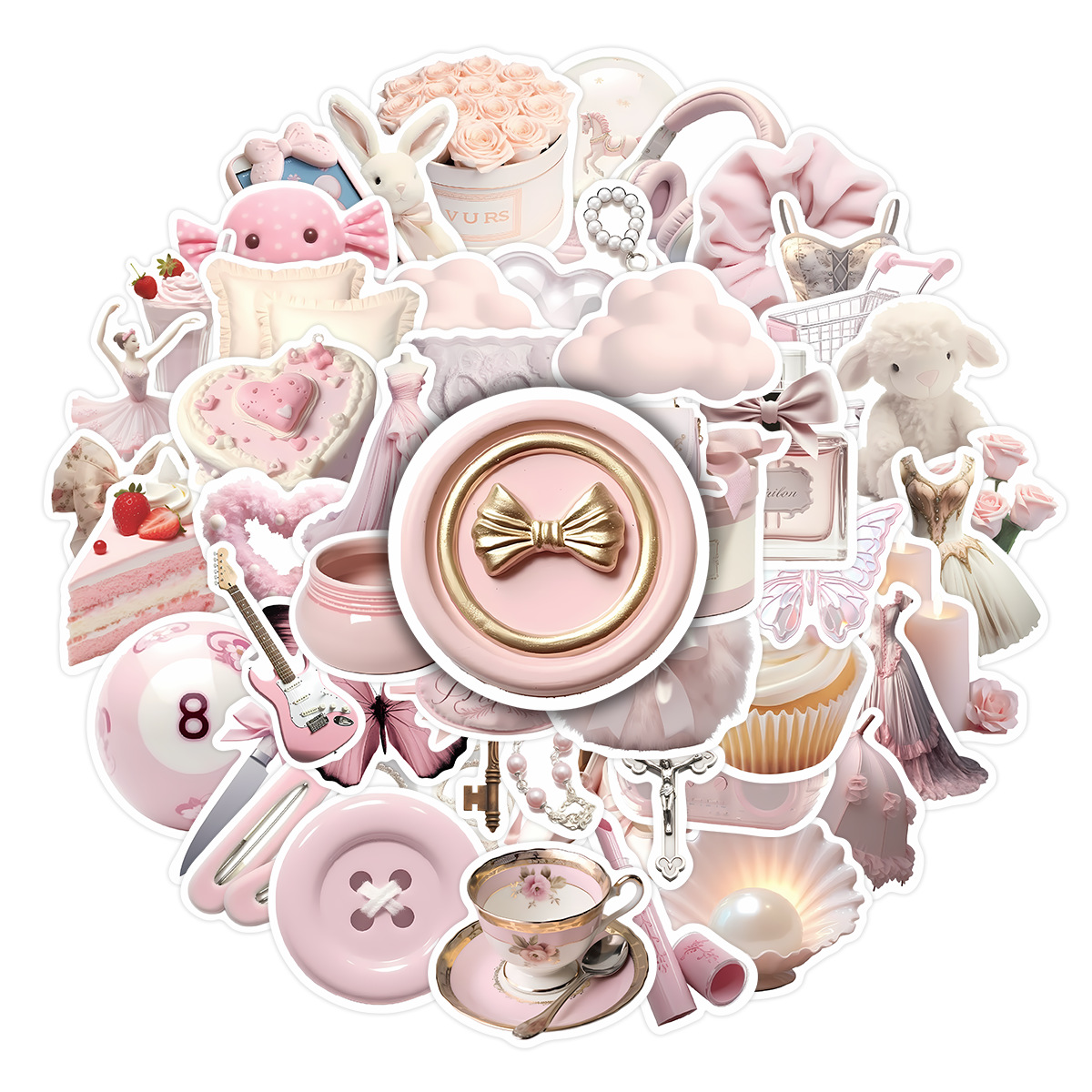 50/100 Uds. Lindas Pegatinas d - Laptop Accessories Girly reseña y precio