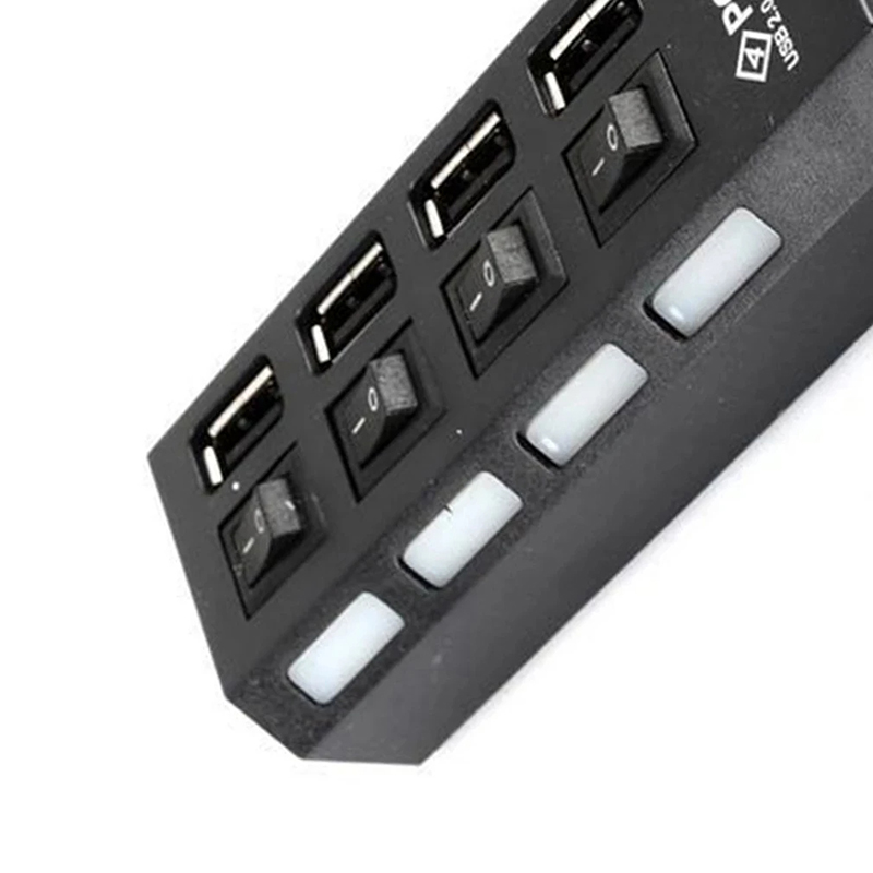 Extensor de Hub USB 2,0 de 4 p - Laptop Accessories Hub reseña y precio