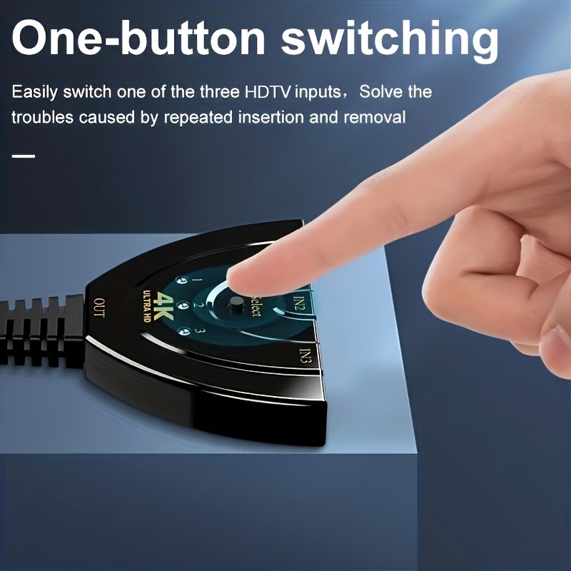 Conmutador compatible con HDTV - Laptop Accessories Hub reseña y precio