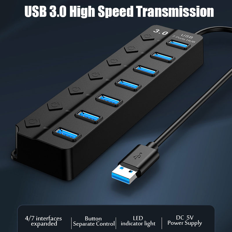 Adaptador de corriente USB 3,0 - Laptop Accessories Hub reseña y precio