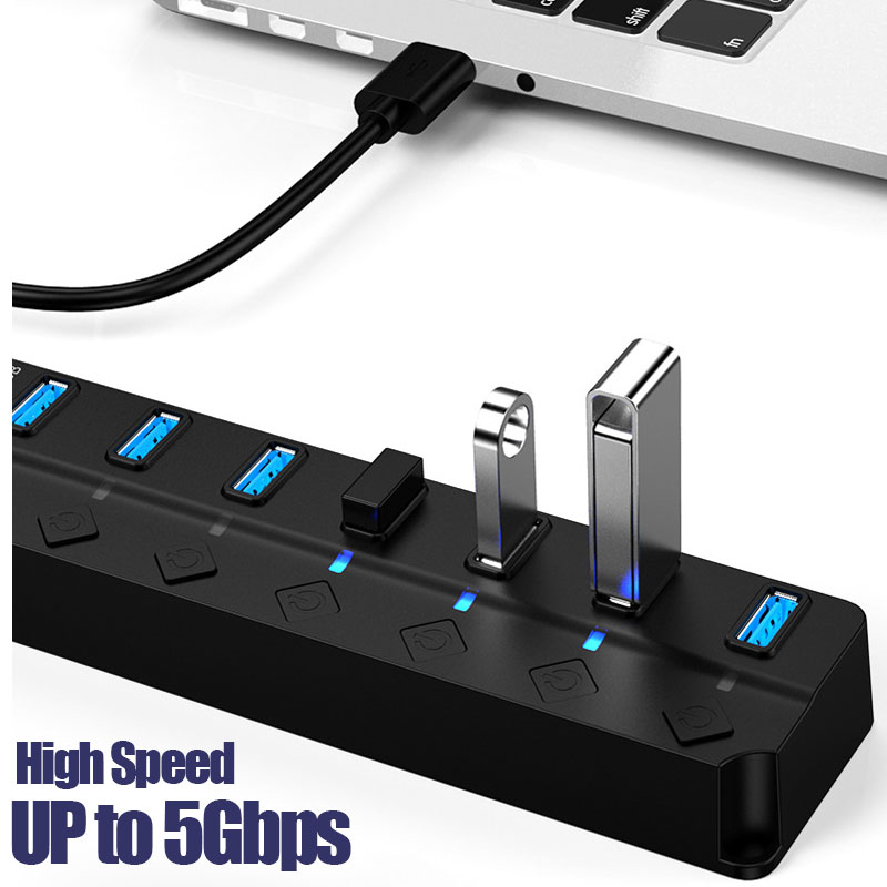 Adaptador de corriente USB 3,0 - Laptop Accessories Hub reseña y precio