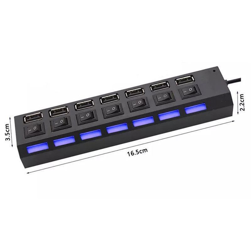 A64I USB Hub 2.0, Divisor USB, - Laptop Accessories Hub reseña y precio